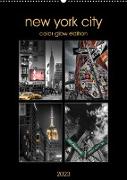 New York City - Color Glow Edition (Wandkalender 2023 DIN A2 hoch)