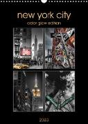 New York City - Color Glow Edition (Wandkalender 2023 DIN A3 hoch)
