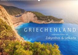 Griechenland - Malerische Küsten auf Zakynthos und Lefkada (Wandkalender 2023 DIN A2 quer)