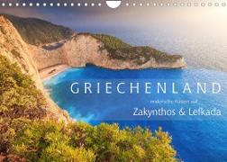 Griechenland - Malerische Küsten auf Zakynthos und Lefkada (Wandkalender 2023 DIN A4 quer)