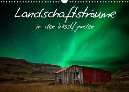 Landschaftsträume in den Westfjorden (Wandkalender 2023 DIN A3 quer)