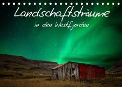 Landschaftsträume in den Westfjorden (Tischkalender 2023 DIN A5 quer)