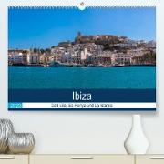 Ibiza Dalt Vila, Sa Penya und La Marina (Premium, hochwertiger DIN A2 Wandkalender 2023, Kunstdruck in Hochglanz)