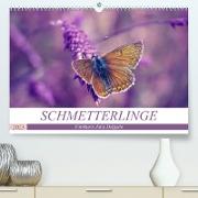 Schmetterlinge im Fokus (Premium, hochwertiger DIN A2 Wandkalender 2023, Kunstdruck in Hochglanz)