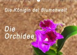Die Königin der Blumenwelt, die Orchidee (Wandkalender 2023 DIN A3 quer)