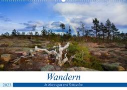 Wandern - In Norwegen und Schweden (Wandkalender 2023 DIN A2 quer)