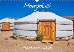 Mongolei Endlose Weite (Wandkalender 2023 DIN A3 quer)