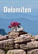 Hoch oben in den Dolomiten (Tischkalender 2023 DIN A5 hoch)