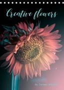 Creative flowers (Tischkalender 2023 DIN A5 hoch)