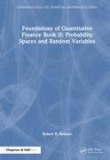 Foundations of Quantitative Finance Book II: Probability Spaces and Random Variables