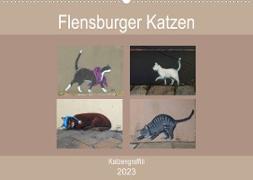 Flensburger Katzen (Wandkalender 2023 DIN A2 quer)