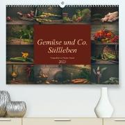 Gemüse und Co. Stillleben (Premium, hochwertiger DIN A2 Wandkalender 2023, Kunstdruck in Hochglanz)