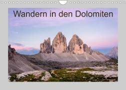 Wandern in den Dolomiten (Wandkalender 2023 DIN A4 quer)