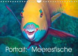 Portrait: Meeresfische (Wandkalender 2023 DIN A4 quer)