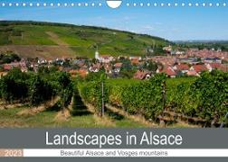 Landscapes in Alsace (Wall Calendar 2023 DIN A4 Landscape)