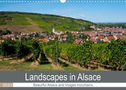 Landscapes in Alsace (Wall Calendar 2023 DIN A3 Landscape)