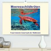 Meeresschildkröten ¿ Faszinierende Geschöpfe der Weltmeere (Premium, hochwertiger DIN A2 Wandkalender 2023, Kunstdruck in Hochglanz)