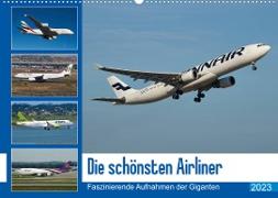 Die schönsten Airliner (Wandkalender 2023 DIN A2 quer)