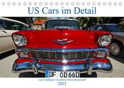 US Cars im Detail vom Frankfurter Taxifahrer Petrus Bodenstaff (Tischkalender 2023 DIN A5 quer)