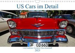 US Cars im Detail vom Frankfurter Taxifahrer Petrus Bodenstaff (Wandkalender 2023 DIN A4 quer)
