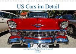US Cars im Detail vom Frankfurter Taxifahrer Petrus Bodenstaff (Wandkalender 2023 DIN A3 quer)