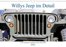 Willys Jeep im Detail vom Frankfurter Taxifahrer Petrus Bodenstaff (Wandkalender 2023 DIN A4 quer)
