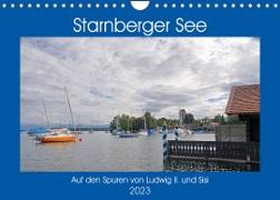 Starnberger See - Auf den Spuren von Ludwig II. und Sisi (Wandkalender 2023 DIN A4 quer)