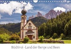 Südtirol - Land der Berge und Seen (Wandkalender 2023 DIN A4 quer)