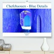 Chefchaouen - Blue Details (Premium, hochwertiger DIN A2 Wandkalender 2023, Kunstdruck in Hochglanz)