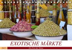 Exotische Märkte (Tischkalender 2023 DIN A5 quer)