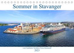Sommer in Stavanger vom Frankfurter Taxifahrer Petrus Bodenstaff (Tischkalender 2023 DIN A5 quer)