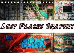 Lost Places Graffiti (Tischkalender 2023 DIN A5 quer)