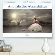 Animalische Absurditäten mit Planer (Premium, hochwertiger DIN A2 Wandkalender 2023, Kunstdruck in Hochglanz)