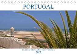 Portugal - Die Küste vom Cabo da Roca zur Ria Formosa (Tischkalender 2023 DIN A5 quer)