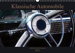 Klassische Automobile - Lenkräder und Armaturen (Wandkalender 2023 DIN A3 quer)