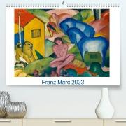 Franz Marc 2023 (Premium, hochwertiger DIN A2 Wandkalender 2023, Kunstdruck in Hochglanz)