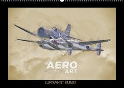 Aero Action Art - Luftfahrt Kunst (Wandkalender 2023 DIN A2 quer)