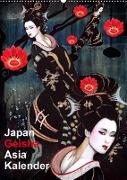 Geisha Asia Japan Pin-up Kalender (Wandkalender 2023 DIN A2 hoch)