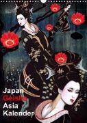 Geisha Asia Japan Pin-up Kalender (Wandkalender 2023 DIN A3 hoch)