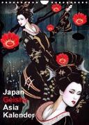 Geisha Asia Japan Pin-up Kalender (Wandkalender 2023 DIN A4 hoch)