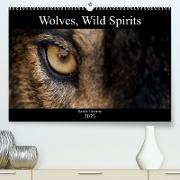 Wolves, Wild Spirits (Premium, hochwertiger DIN A2 Wandkalender 2023, Kunstdruck in Hochglanz)