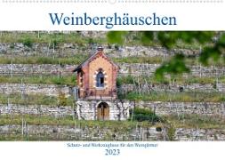 Weinberghäuschen - Schutz- und Werkzeughaus für den Weingärtner (Wandkalender 2023 DIN A2 quer)