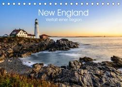 New England - Vielfalt einer Region (Tischkalender 2023 DIN A5 quer)