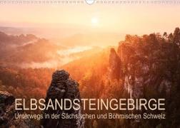 Elbsandsteingebirge: Unterwegs in der Sächsischen und Böhmischen Schweiz (Wandkalender 2023 DIN A3 quer)