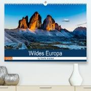 Wildes Europa (Premium, hochwertiger DIN A2 Wandkalender 2023, Kunstdruck in Hochglanz)