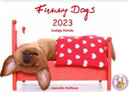 Funny Dogs (Wandkalender 2023 DIN A2 quer)