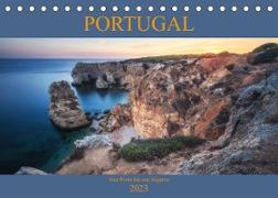 Portugal - Von Porto bis zur Algarve (Tischkalender 2023 DIN A5 quer)