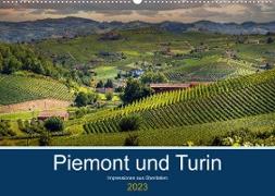 Piemont und Turin (Wandkalender 2023 DIN A2 quer)