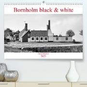 Bornholm black & white (Premium, hochwertiger DIN A2 Wandkalender 2023, Kunstdruck in Hochglanz)