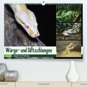 Würge- und Giftschlangen (Premium, hochwertiger DIN A2 Wandkalender 2023, Kunstdruck in Hochglanz)